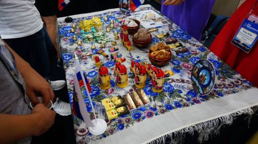 Стенд российской команды